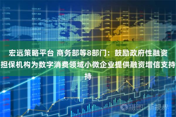 宏远策略平台 商务部等8部门：鼓励政府性融资担保机构为数字消费领域小微企业提供融资增信支持